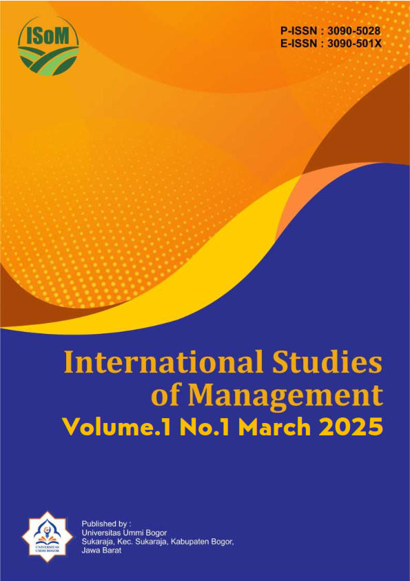 					View Vol. 1 No. 1 (2025): March : International Studies of Management
				
